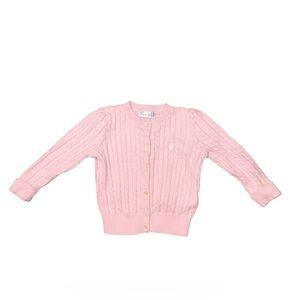Ralph Lauren baby girl Mini-Cable Cotton Cardigan size 6 months
